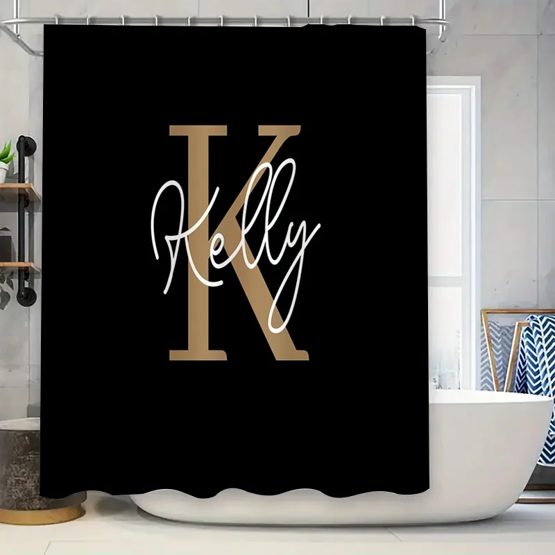 

Ткань для занавески для душа ручной работы, декоративная водонепроницаемая сине-белая цветочная ткань, уникальный дизайн для аксессуаров для ванной комнаты, сделано в Ch