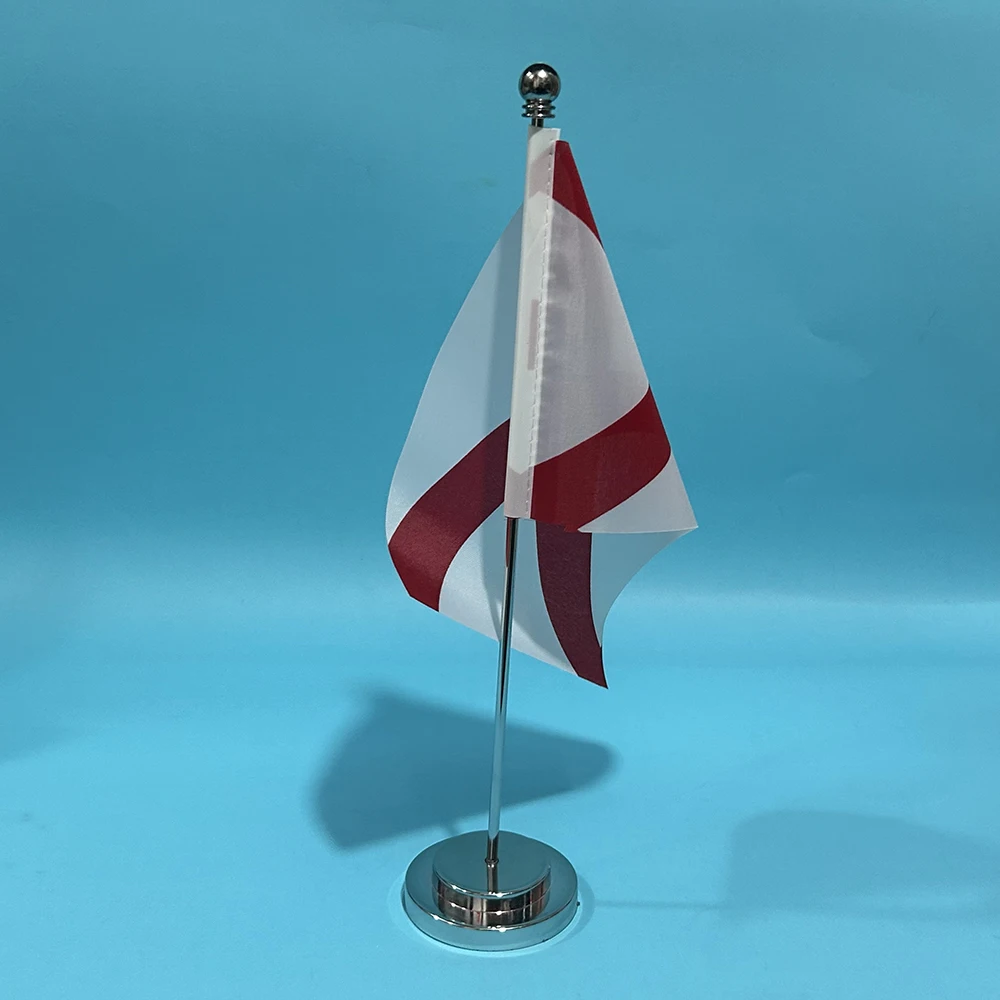 Office Desk small Flag Of Alabama flag 14x21cm polyester table banner USA state Alabama flag Desk Ornaments Flags