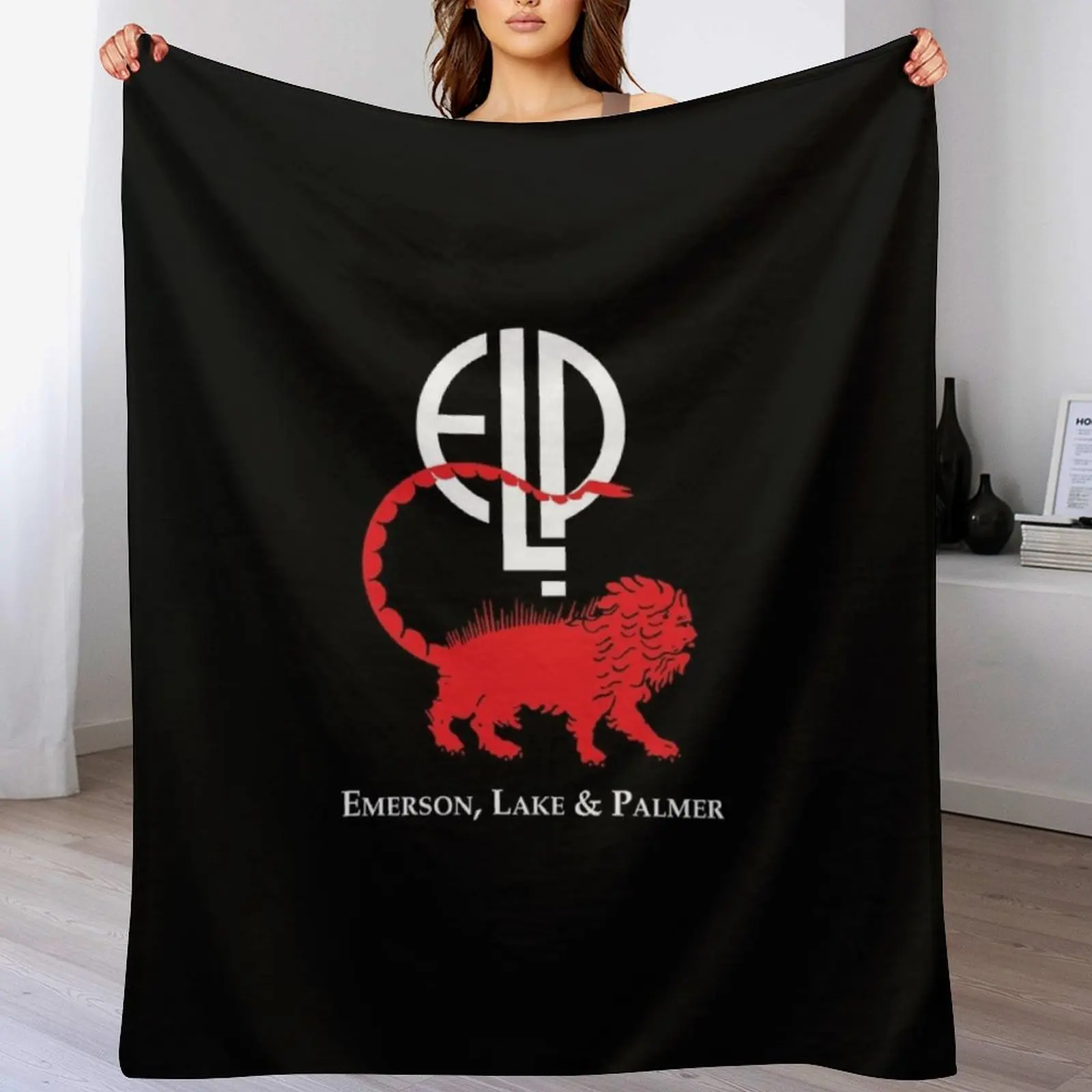 

Emerson, Lake And Palmer Band Tri-Blend T-Shirt Throw Blanket