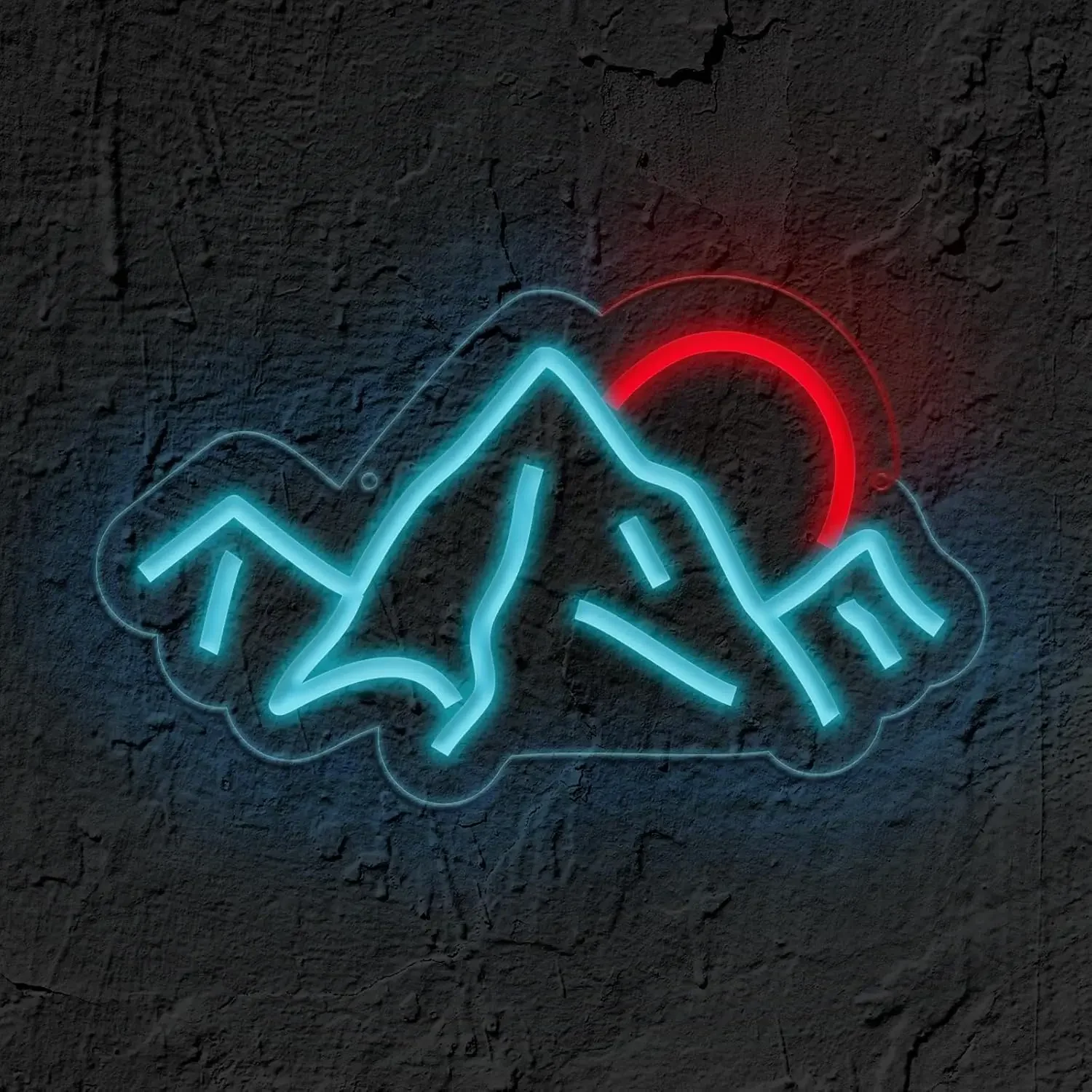 

Sunrise Sunset Neon Sign Mountain LED Neon Light Advertising for Bedroom Home Beer Bar Birthday Party Wall Decor Dimmable USB