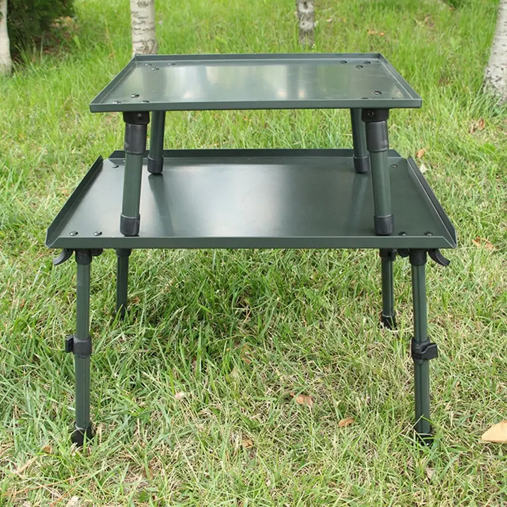 

Стол для ловли карпа, грубые рыболовные снасти для ловли карпа, стол для приманки из алюминиевого сплава со складными ножками, легкие инструменты