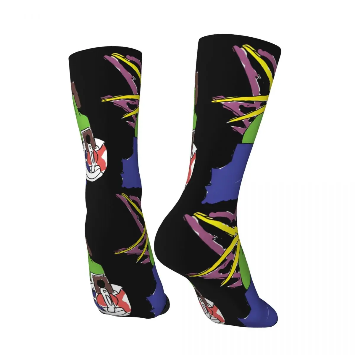 Hip Hop Vintage Pepe Muto Crazy Men's compression Socks Unisex Yu-Gi-Oh Harajuku Pattern Printed Funny Novelty Happy Crew Sock