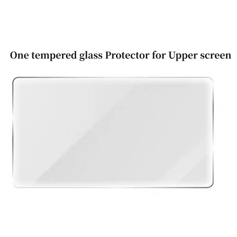 New HD Tempered Glass 9H Full Screen Screen Protector Flip Dual Screen Anti Scratch Protective Film for AYN THOR Game Console