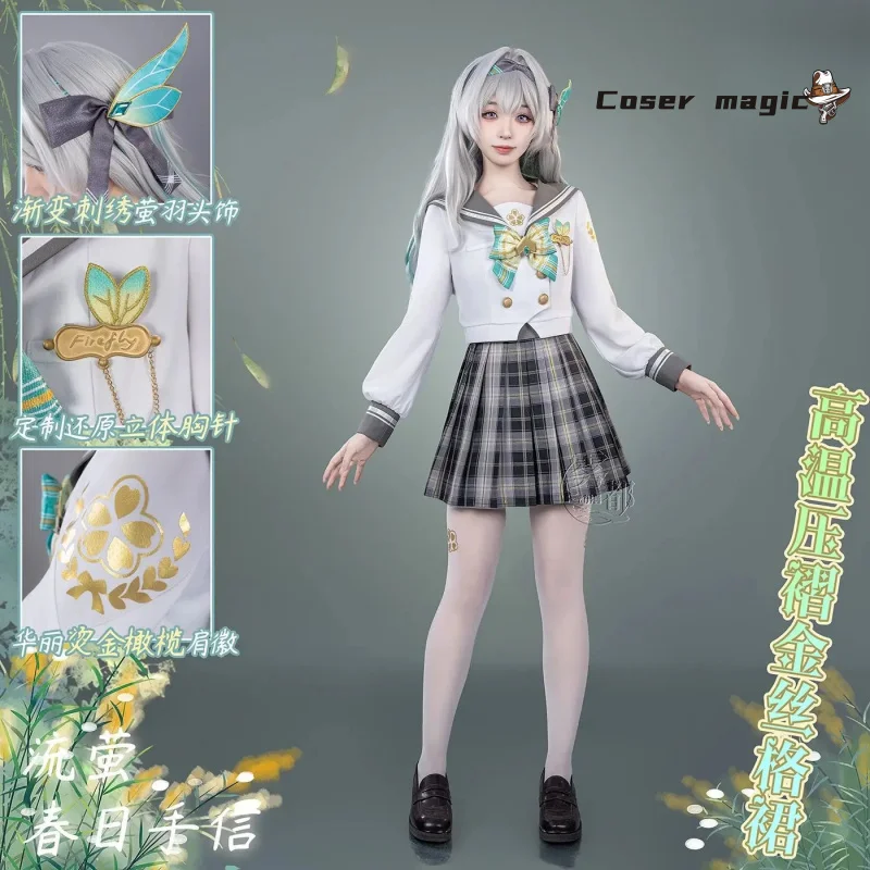 

Honkai：Star Rail Firefly Cosplay Costume Uniform Halloween Carnival Party Christmas Play Role Clothes Clothing for Women