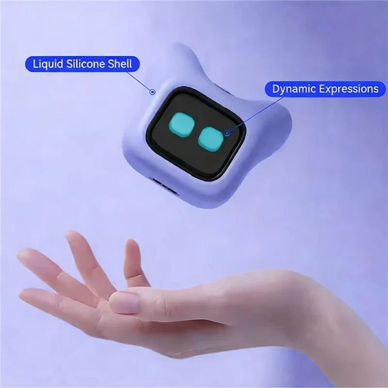 Cute AI Smart Car Robot Pet Voice Control Emotional Interaction Magnetic Charging Companion Robot For Home Office Kids Gift