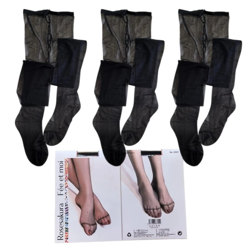 0D Full Transparent Beauty Line Foot Shaped Pantyhose With Retail Packaging Women Sexy Ultra Thin Breathable Party Stockings