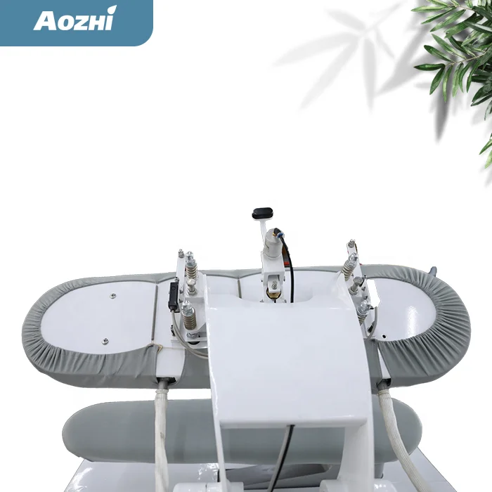 وافق CE الملابس الصناعية البخار الصحافة الساخنة التجارية نظافة جافة معدات الكي آلة الضغط الأوتوماتيكية