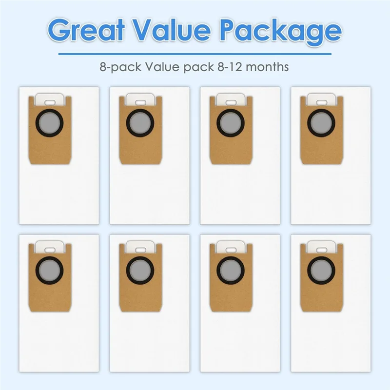 -A90P For Eufy Omni S1 Pro Self Draining Station Robot Vacuum Cleaner Accessories Dust Bags For Robot Vacuum Cleaner