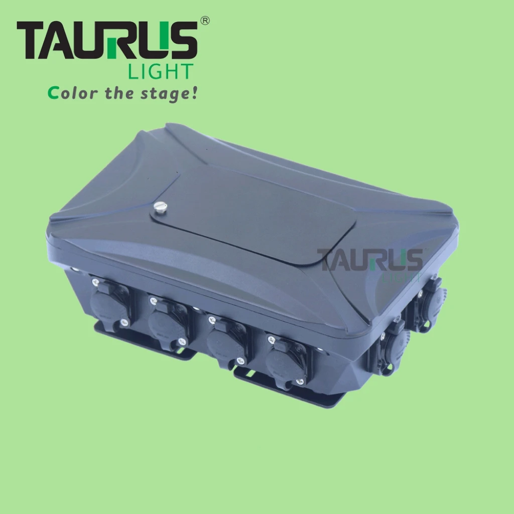 IP65 1 in 8 Output DMX Isolated or  Wireless Splitter 8  Console DMX 512 LED Signal Splitter Can with  Powercon True 1 Input in