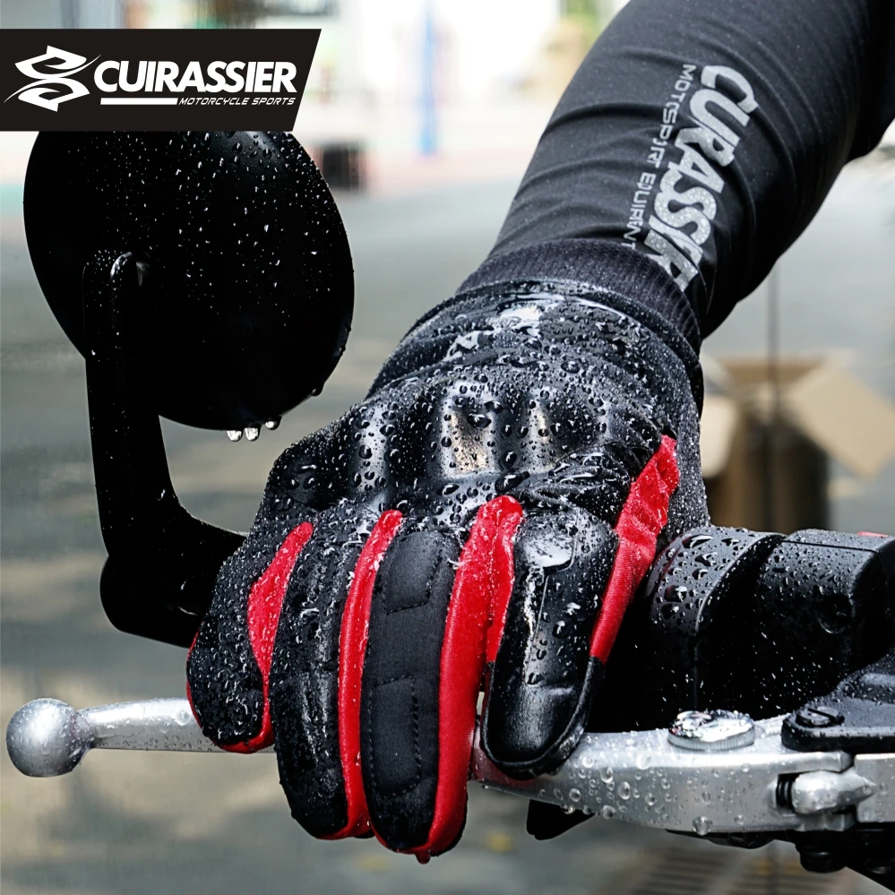 Cuirassier RX100 New Motorcycle gloves Winter warm waterproof glove Outdoor Sport Ski Skate Gloves Motorbiker Racing Riding bike