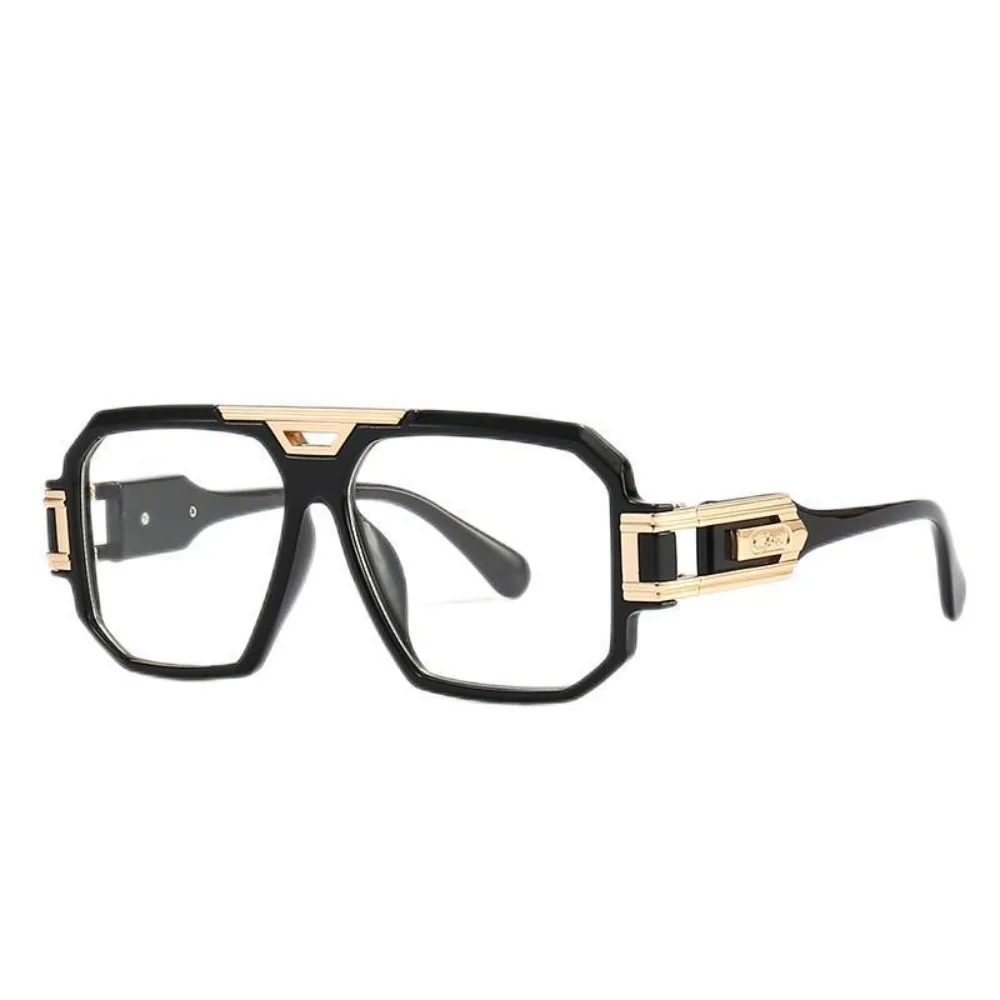 

Retro Square Full Frame Sunglasses Oversized Large Frame Anti-UV Glasses Eyewear PC Retro HD Sunglasses Gift