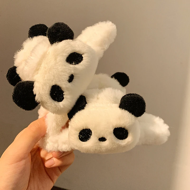 

Cartoon Fashion Cute Plush Panda Hair Clip Cartoon Large Hairgrips Hair Claw Clips Hairpins Hair Accessories