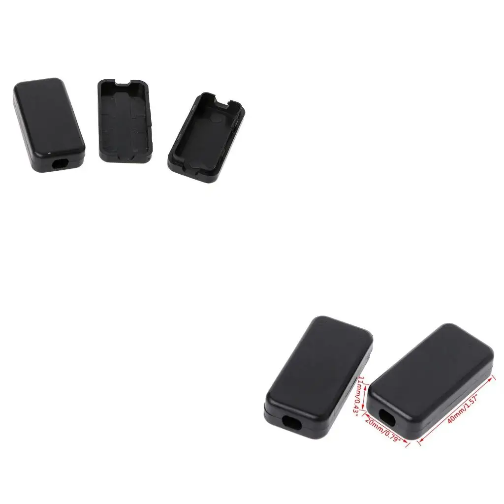 5Pcs New Plastic Electronic Project Box Enclosure Instrument for Case DIY 40x20x