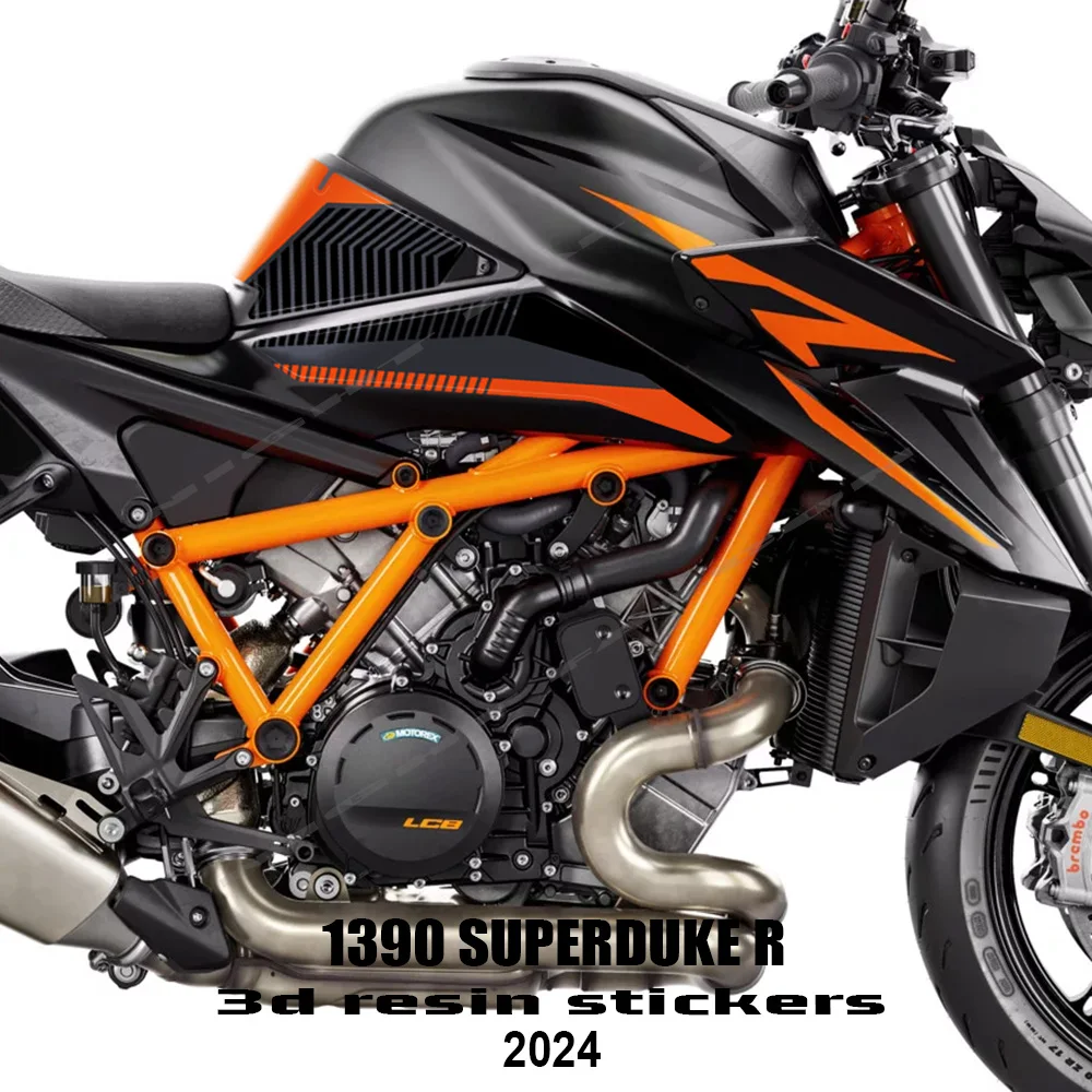 NEW 1390 Super Duke R  Motorcycle Accessories 3D Epoxy Resin Sticker Protection Kit for 1390 Super Duke R EVO 2024