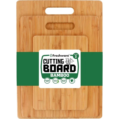 주방용 대나무 도마, 목재 도마, 고기, 야채, 과일, 치즈 도마, 3 개 세트