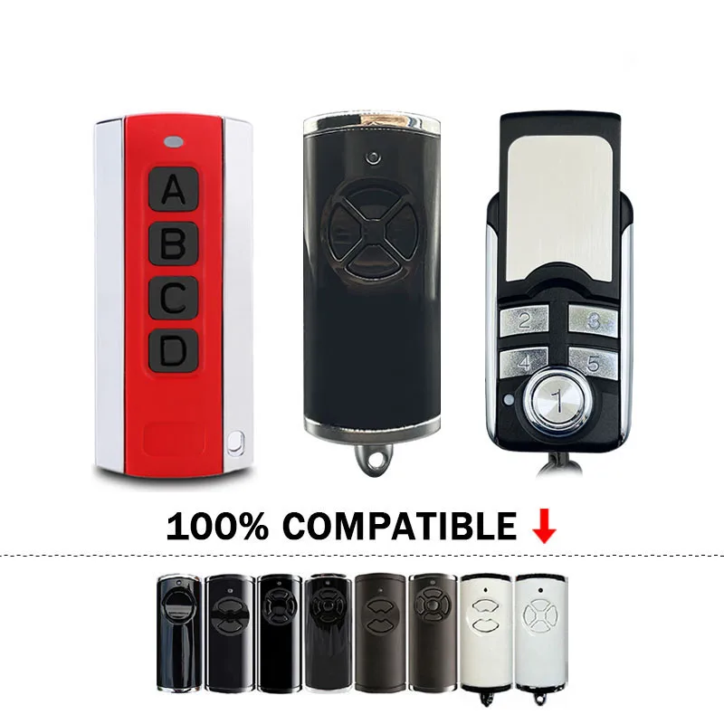 Hormann HSE4-868-BS HSE2 HSE1 HSP4 HSD2 HSS4 HS1 HS4 HS5 868 BS Controle remoto do portão Chaveiro para abrir porta de garagem 4 botões 868MHz