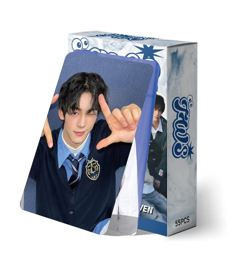 Imagem -04 - Tws Idol Novidades Series Lomo Cartões hd Impresso Photocards Cartões Postais Shinyu Dohoon Youngjae Hjin Fans Presentes 55 Peças por Conjunto de Alta Qualidade