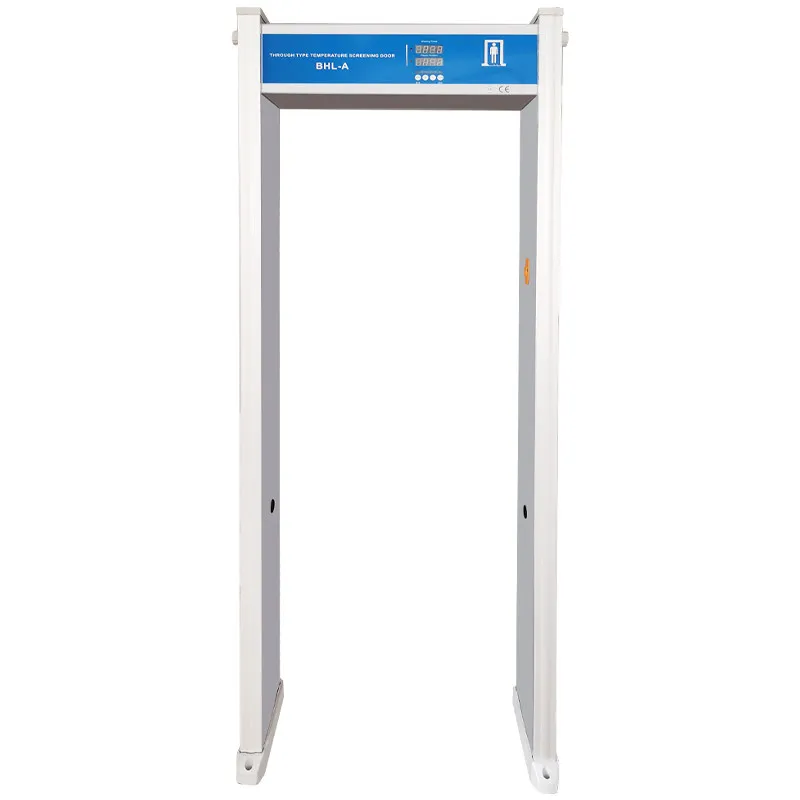 LMM prevention and control temperature measurement door automatic detection fast through voice broadcast channel security door