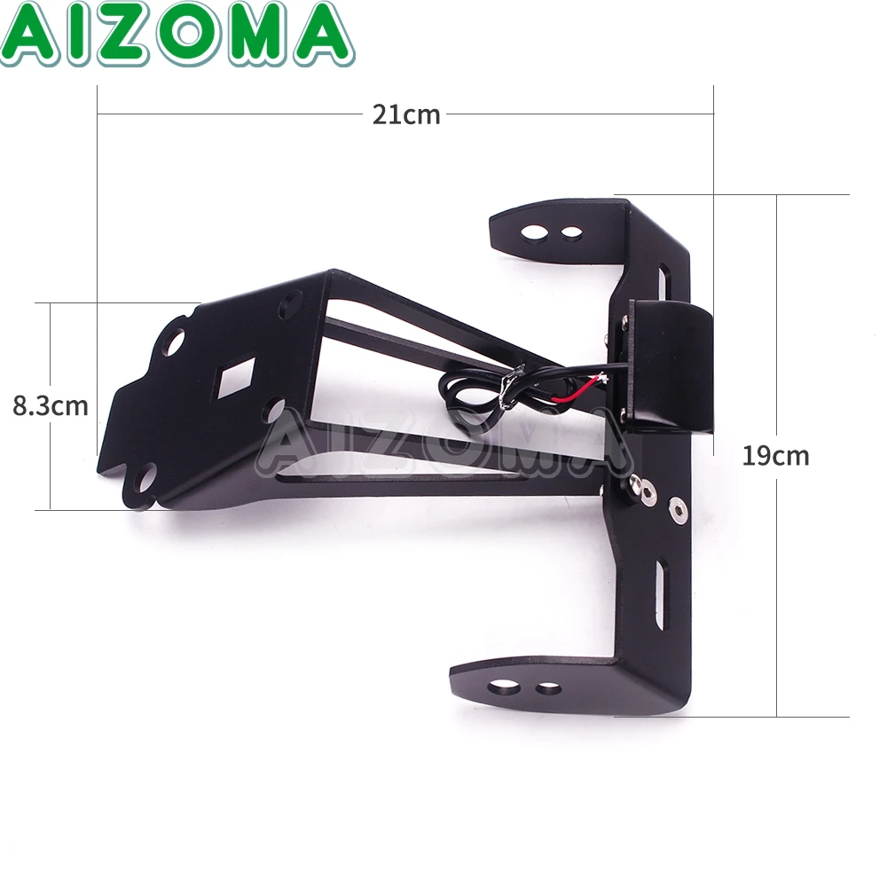 Motorcycle Tidy Fender Eliminator License Plate Bracket Holder LED Light For SUZUKI GSX-S 750/1000/1000F 2015-2020 GSX-S750/1000