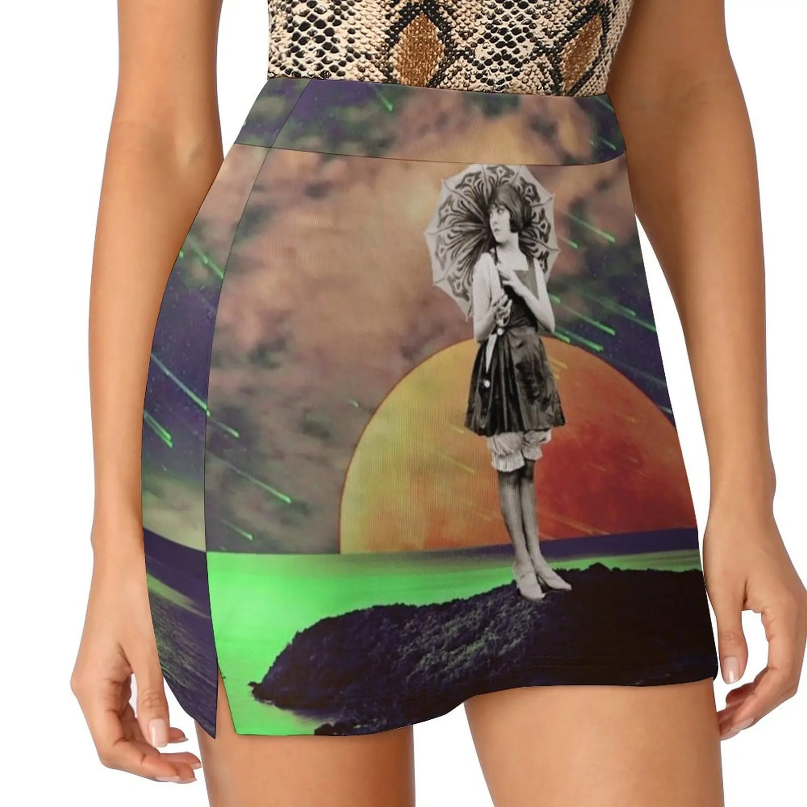 Calling for Showers Mini Skirt korean style clothes fairy grunge short skirt