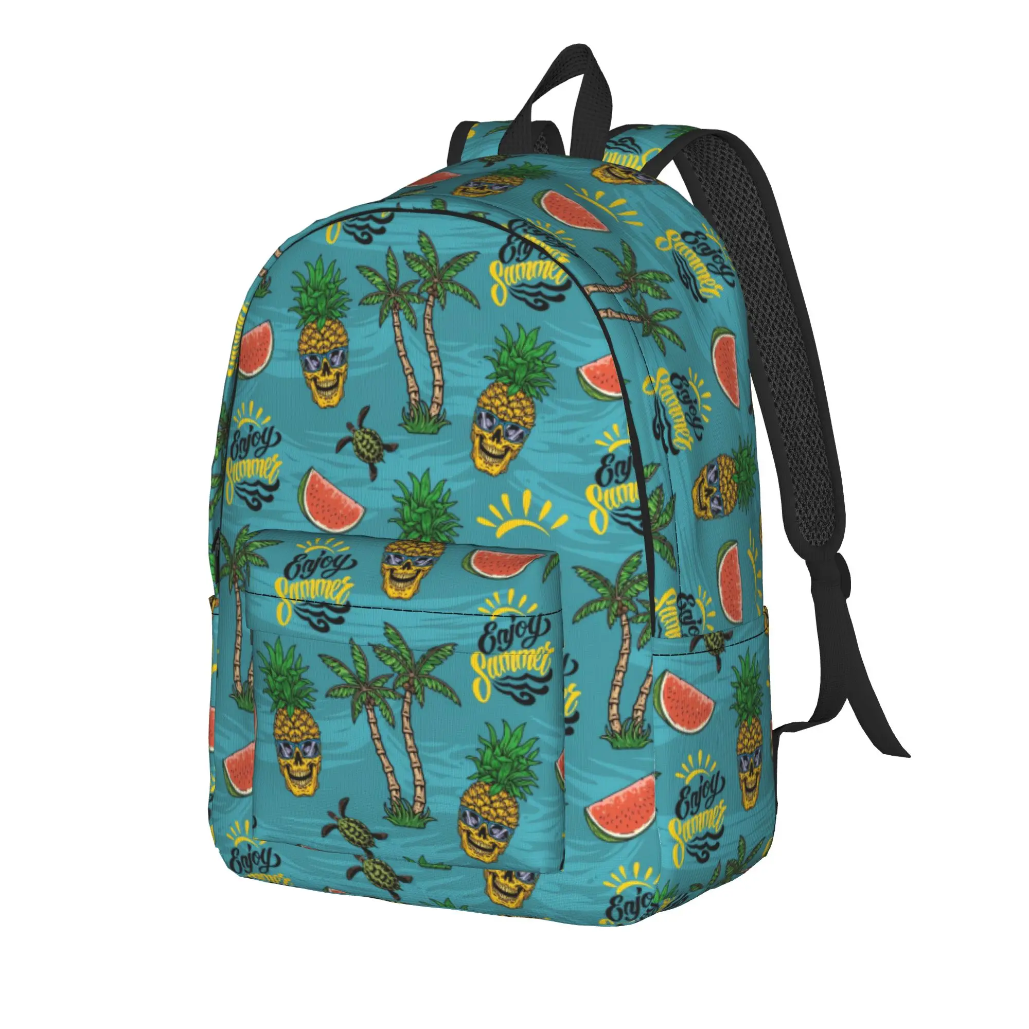 Enjoy Summer Colorful     Backpack Female  Pattern Backpacks Polyester Casual School Bags University Custom Rucksack