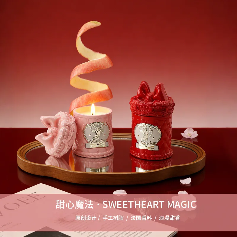Creative Handmade Apple-Shaped Scented Candle – A Unique, Sophisticated Gift for Best Friends (Perfect for Bedrooms)