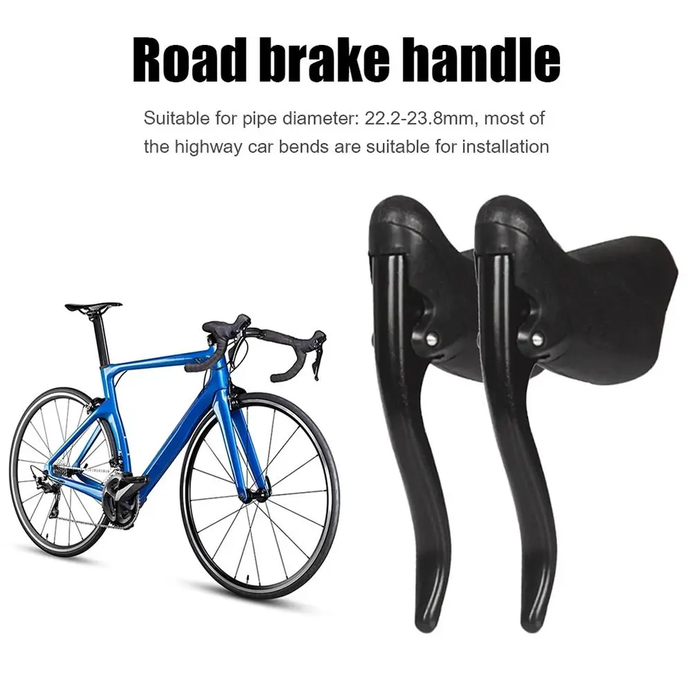Alavanca de freio de bicicleta, 1 par de alumínio durável, alavancas de freio para guidão de bicicleta, acessórios de freio de mão