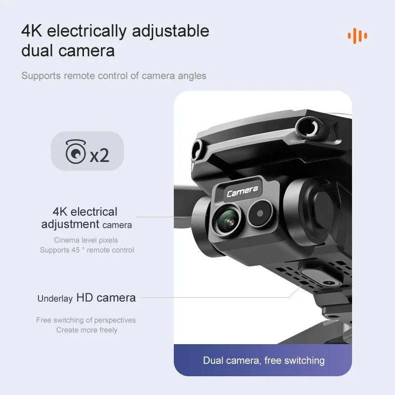 FYZS-Drone à moteur sans balais RG100Pro, photo aérienne HD 8K, caméra pour touristes, évitement d'obstacles à 3 côtés, quadricoptère 5km, jouet cadeau pour voyage