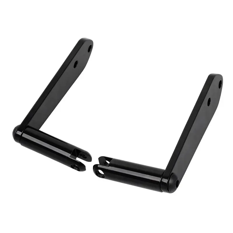 A33K-Gloss Black For Dyna Street Bob FXDB FXD FXDF FXDL 1991-17 Highway Foot Peg Mount Kit Metal