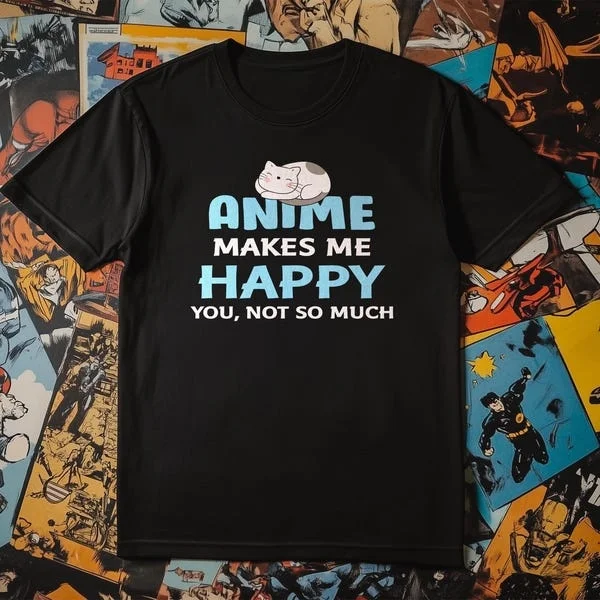 تي شيرت مضحك للجنسين 100% بوليستر، صورة خلفية سوداء صلبة، قميص علوي بأكمام قصيرة يسمح بالتهوية، تي شيرت برقبة دائرية #1