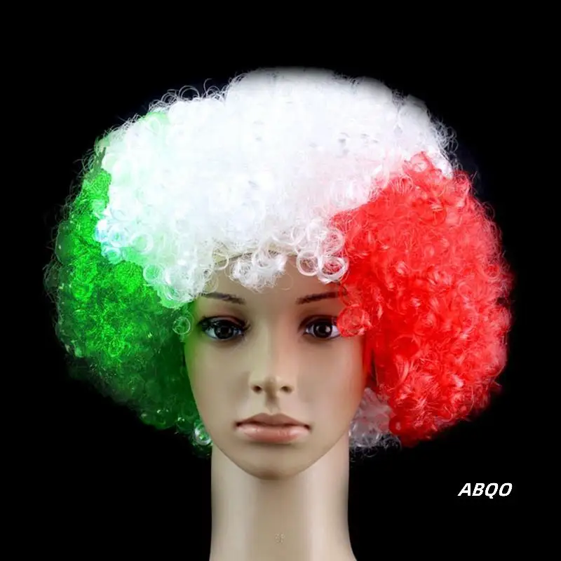 

Universal Football Cap Men Women Wig Hat Breathable Soft For Outdoor Tournament Fan European Cup Games