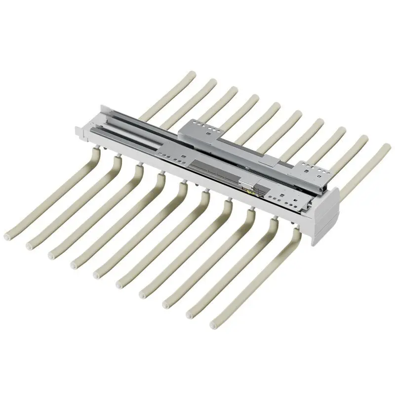 

Pants rack telescopic wardrobe, household multi-functional pants rack cabinet