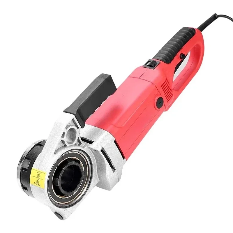 Electric wire threading machine galvanized water pipe twisted wire heating pipe threading handheld fire pipe small car wire