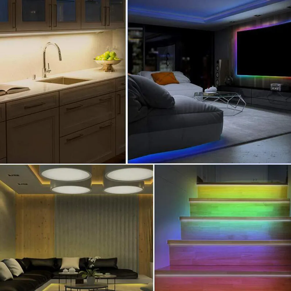 Battery Box Light Strip Flexible LED Rope Light 1 Meter Decorative Strings Lights for TV Computer Desk Outdoor
