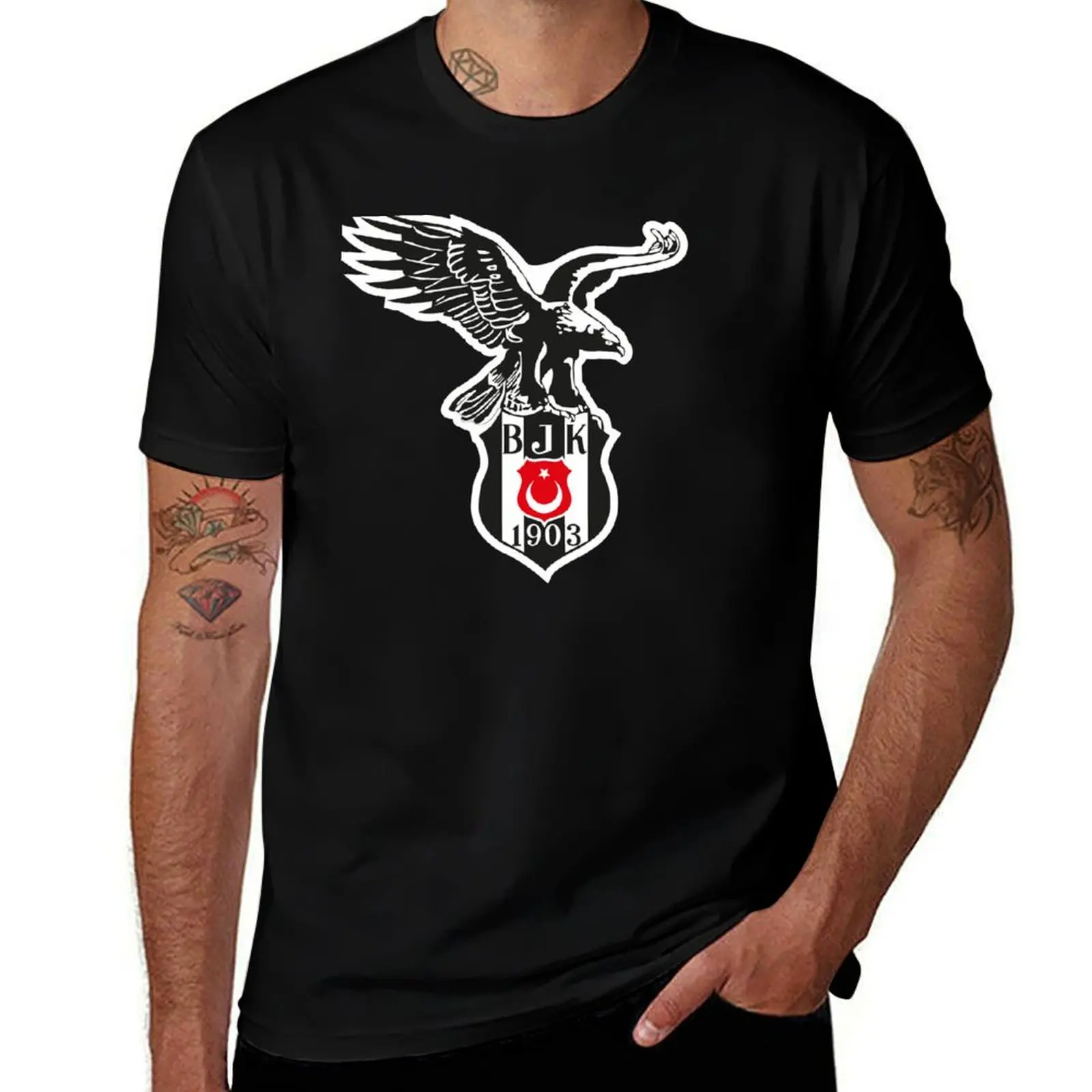 Besiktas - Be?ikta? Istanbul 1903 T-Shirt Large Size Short Sleeve T-Shirt