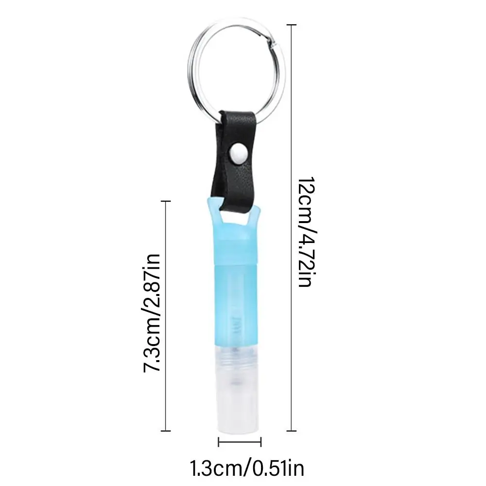 New Mini Plastic Keychain Accessories No Touch Empty Bottle Spray Sub Bottle Spray Tank Perfume Bottle