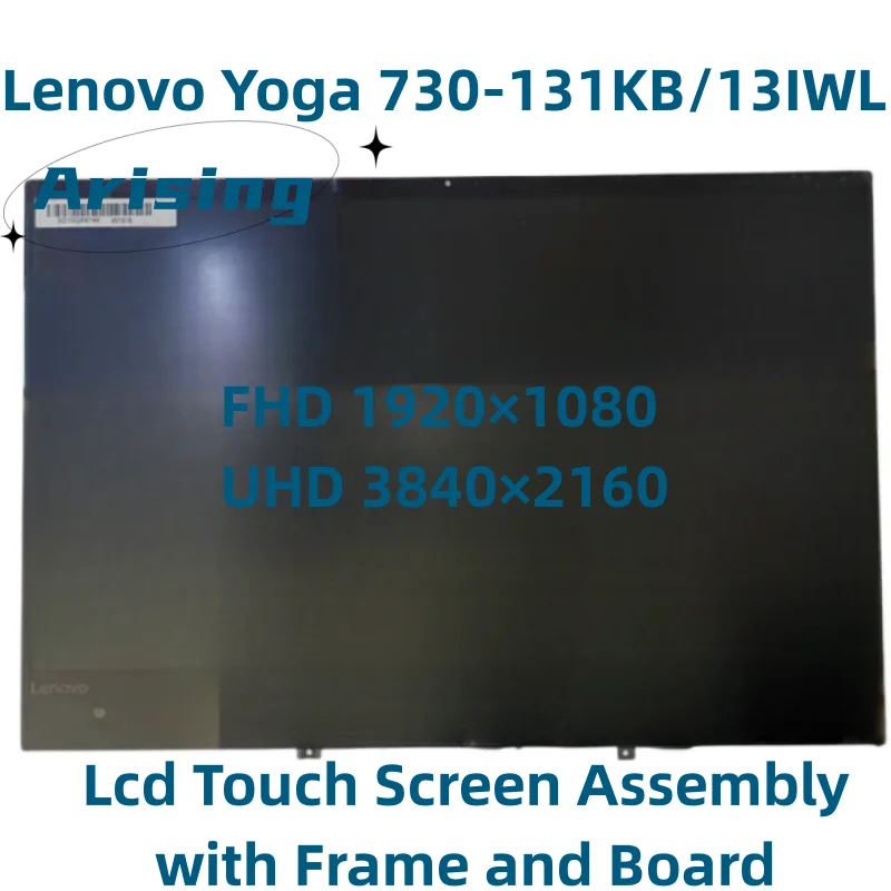 LCD For Lenovo YOGA 730-13 Digitizer Assembly YOGA 730-13IKB Touch Screen 81CT 730-13IWL 81JR FHD 5D10Q89746 FRU 32955790997 lcd