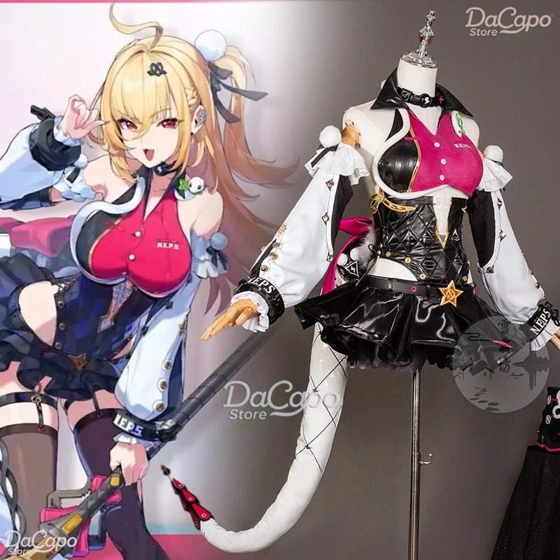 

Cissia Cosplay Costume Tail Props ZZZ Zenless Zone Zero Game Anime Carnival Women Halloween Fullset Outfits Uniforms Sexy Skirt