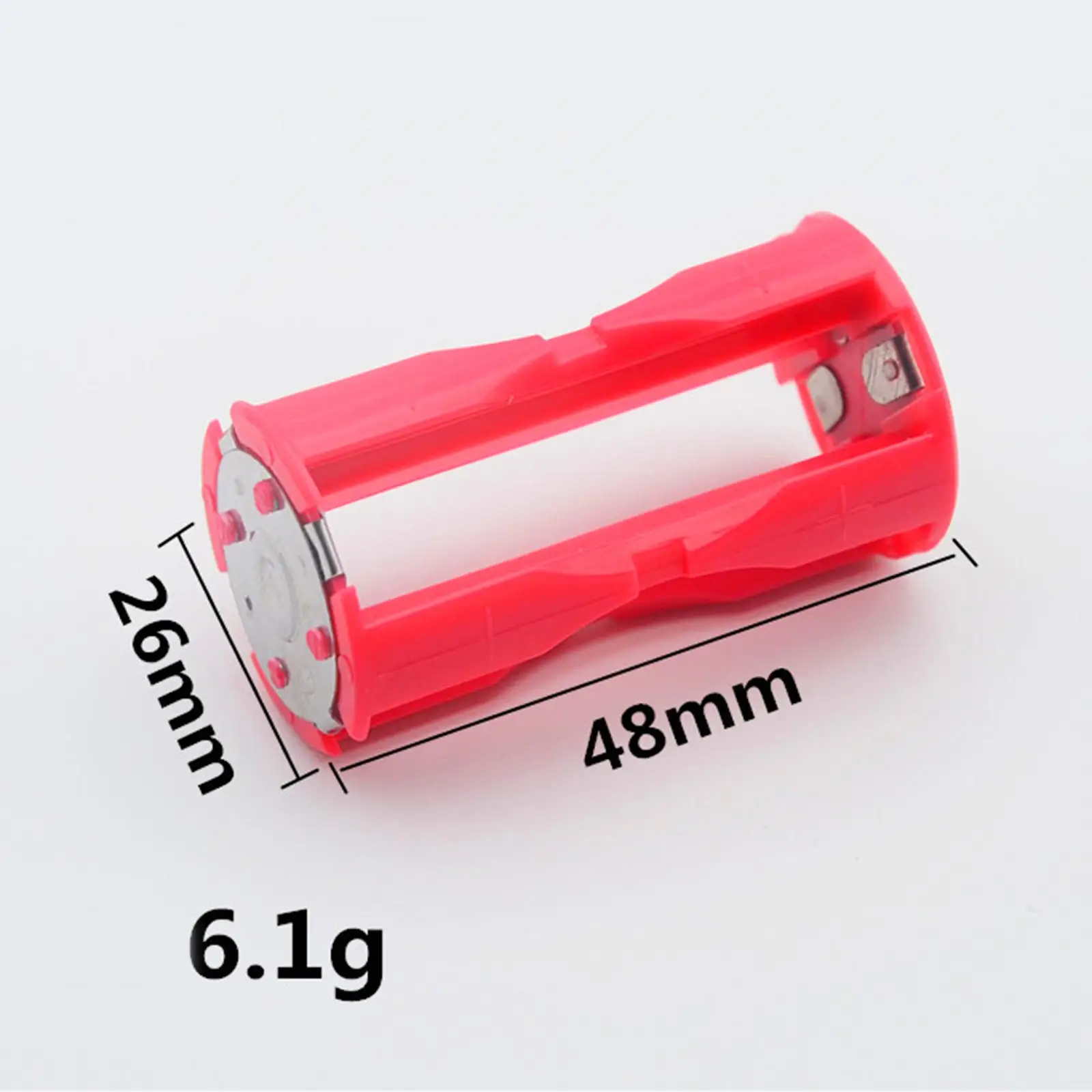 4Pcs Parallel Cell Adapter Battery Holder Reusable Rust Reistance Convenience 4AAA to C Size Converter 4AAA to 1C Size Converter