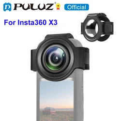 PULUZ for Insta360 X3 Upgrade Optical Glass Lens Guard Protective Cover for Insta360 X3 Panoramic Motion Camera Accessories