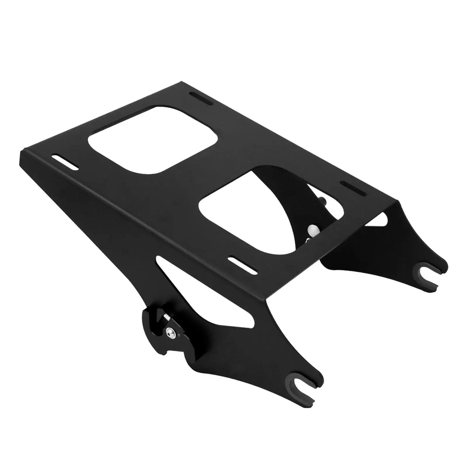 

Motorcycle Luggage Rack Carrier Shelf Frame Detachable Steel Mount for Rear Essentials Sport Street Road Compatible