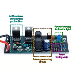 12V Lead Acid Battery Desulfator with Reverse POL Protection Battery Life Extender (Black 400AH)