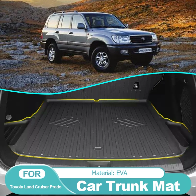 

for Toyota Land Cruiser Prado J120 2003~2009 Car Trunk Mats Rear Boot Cargo Liner Storage Tray Pad Luggage Carpet Accessories