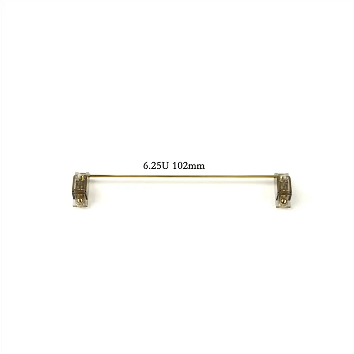 Transparent Gold Plated Plate Mounted Stabilizer PCB Mount Keyboard B Main in Electronic products