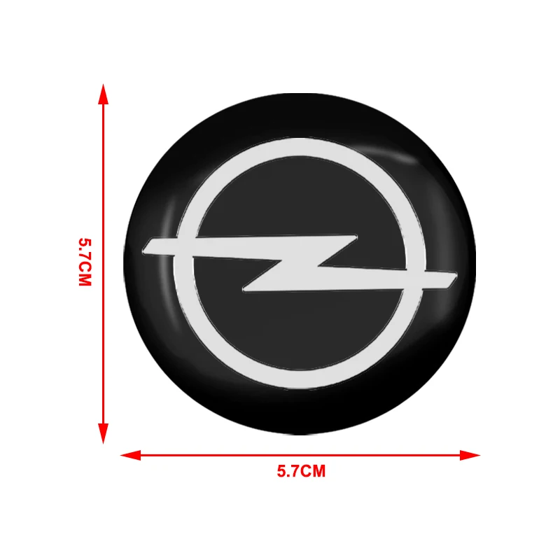 Hub Caps Car Wheel Center Caps Rim Badge Metal Stickers For Opel Astra J Insignia Astra G Corsa Zafira B Mokka Vivaro Meriva view 2