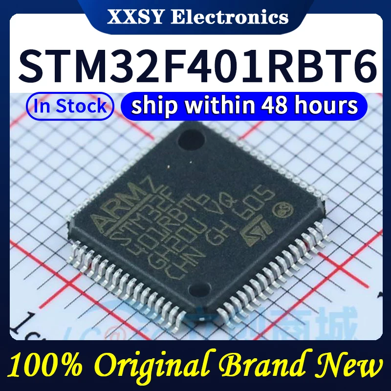 STM32F401RCT6 STM32F401RET6 STM32F401RBT6 STM32F401CBU6 STM32F401CCU6 STM32F401CEU6 STM32F401CDU6 Wysoka jakość 100% Oryginalny Nowy