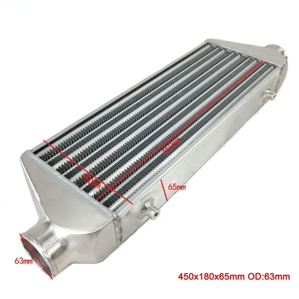 

450x180x65mm Universal Turbo Intercooler bar&plate OD=63mm Front Mount intercooler