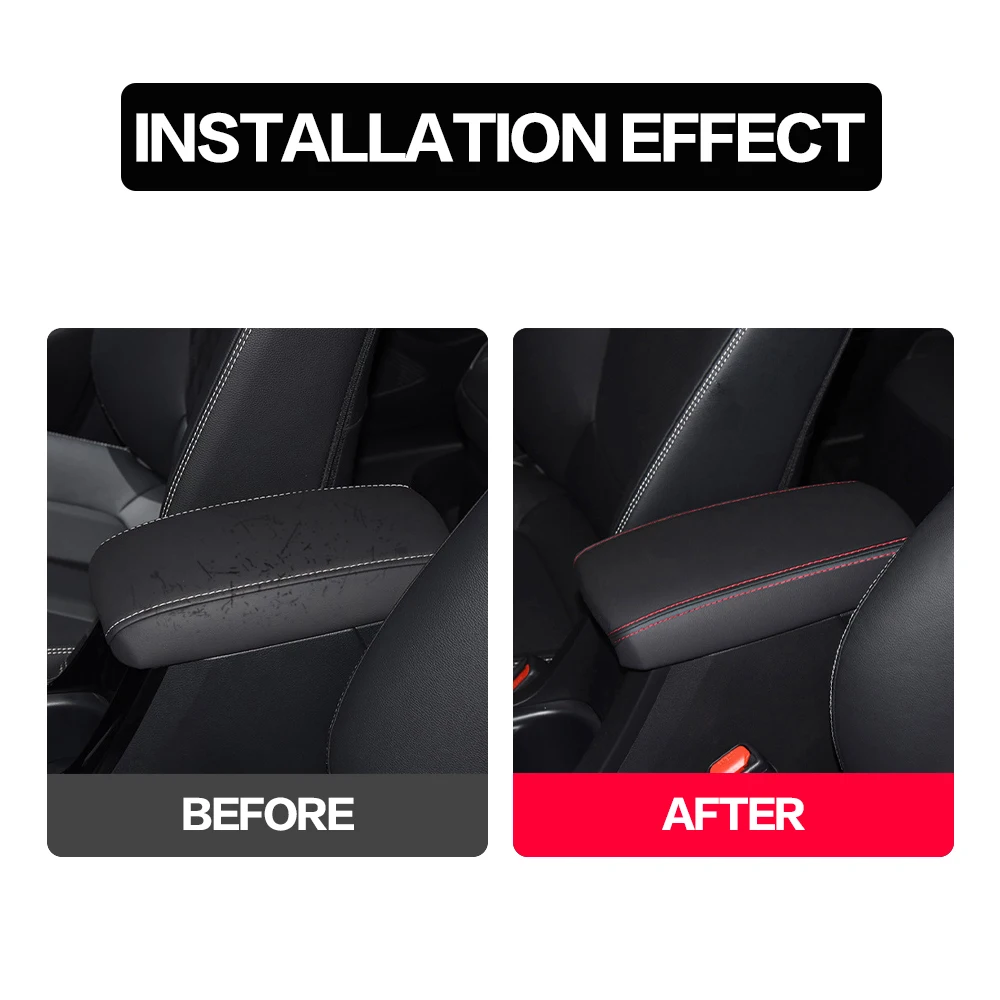 1PCS Car Decorative Interior Accessories Armrests Box Cover For Toyota RAV4 XA30 XA40 XA50 2006 2007 2008 2009 - 2021 2022 2023