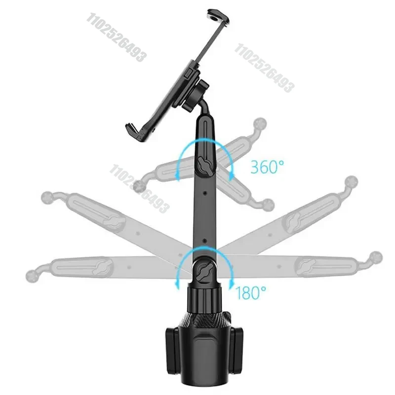 جديد اللوحي حامل الكأس جبل 360 قابل للتعديل حامل الهاتف الذكي سيارة 270 إمالة بار الثلاثي قاعدة رام جبل حامل لوحي لسيارات الدفع الرباعي