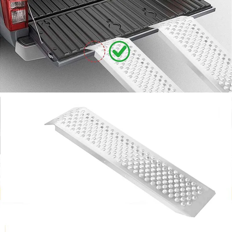 Waterproof Anti-Slip Motorcycle Loading Unloading Slope Road Accessible Ramp Board for Wheelchair Easy Step up Wheelchair Ramp